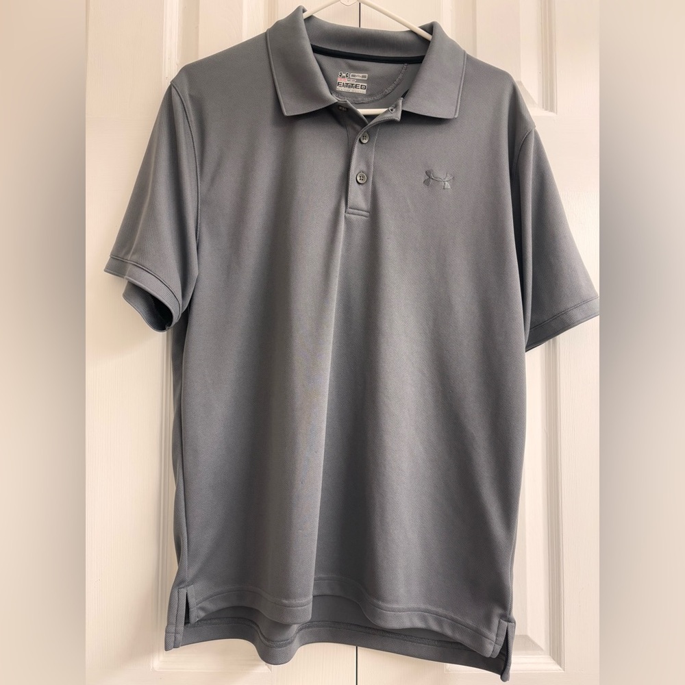 Under Armour Men's Gray Polo Shirt